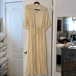 Cream Boho Kimono